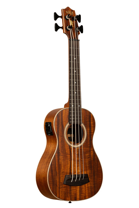 Striped Ebony Fretted Acoustic-Electric U•BASS® – Kala Brand Music