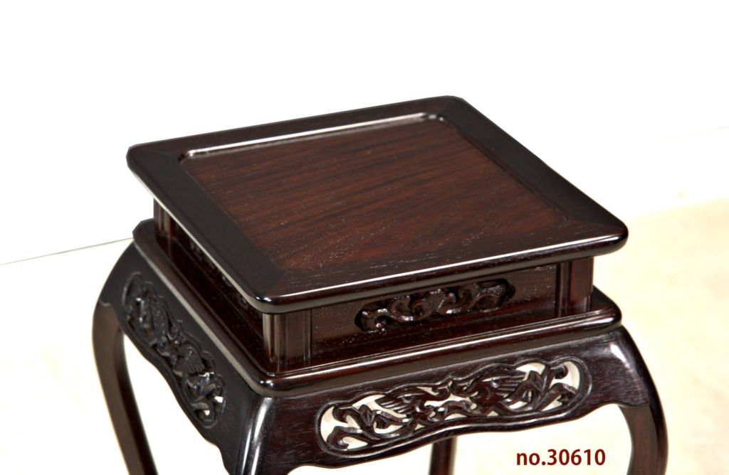 紫檀卓 花台 木箱有り 紫檀卓 花台 木箱有り