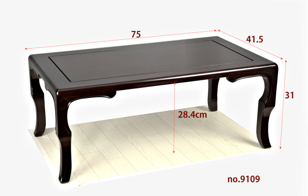 雑貨: 紫檀 文机 一重型 大阪唐木指物 no.9109 / 唐木家具OSAKA