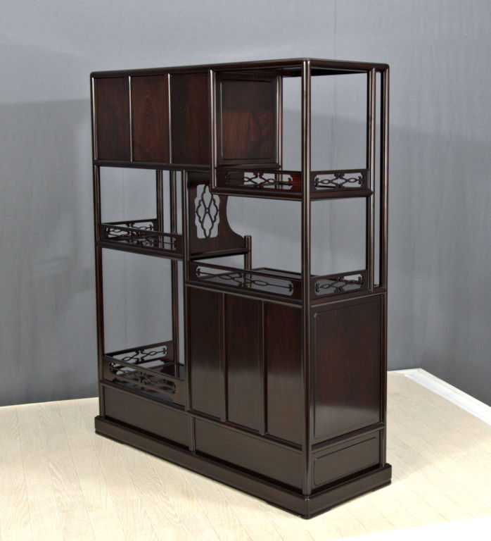 極上 古美術 清朝 紫檀台 物置 倉庫整理品F--3 極上 古美術 清朝 紫檀