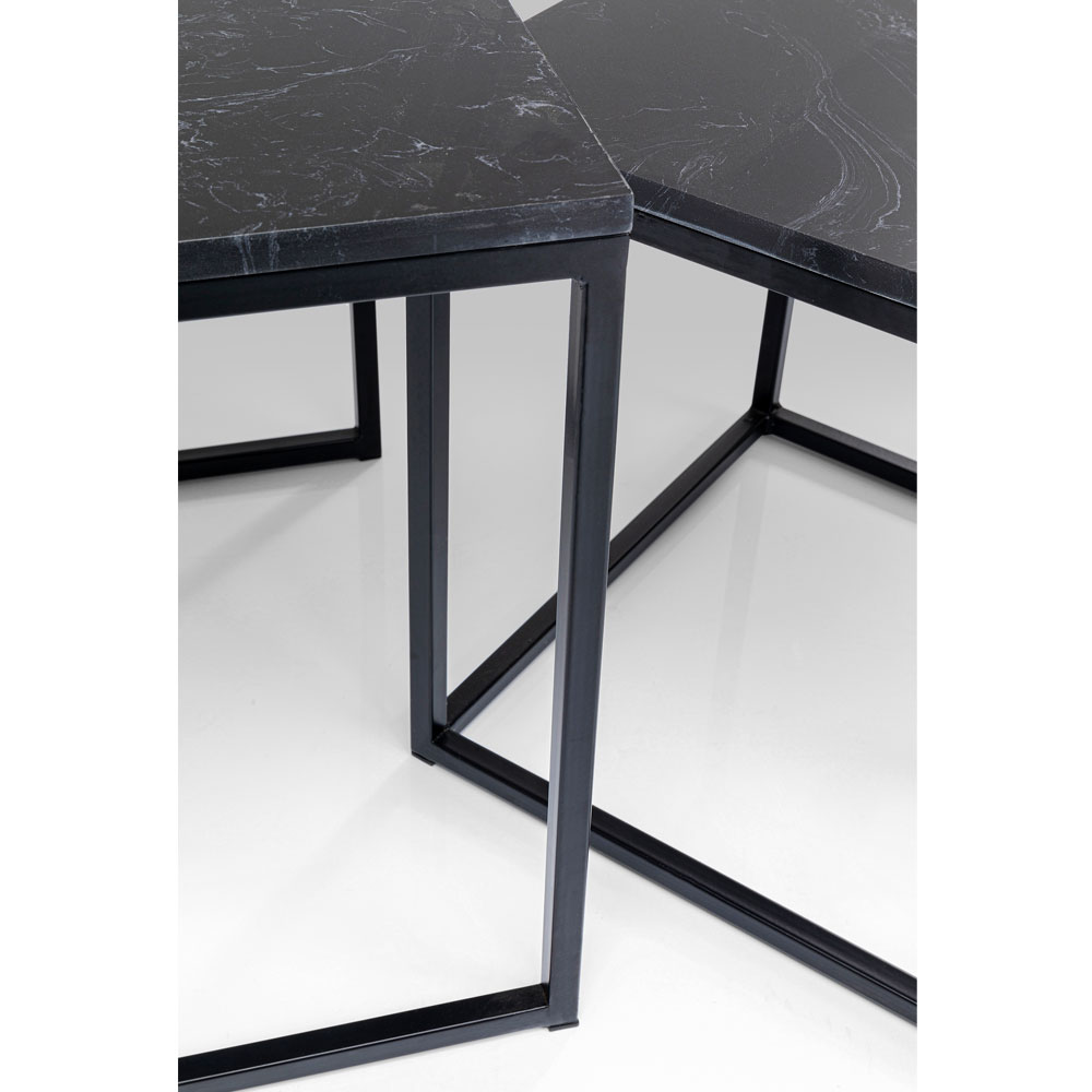 廃番】キーウェストブラック(3/Set) サイドテーブル - サイドテーブル