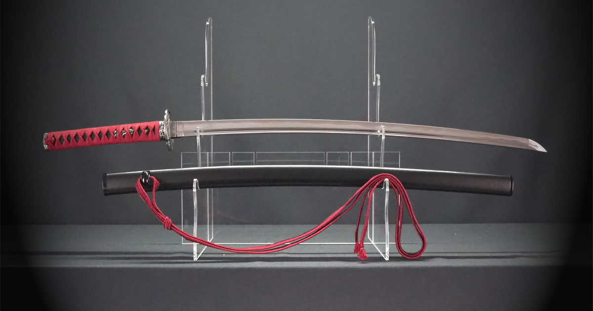 居合刀 曲線刃 布巻きハンドル 居合刀 本格シリーズ 濤瀾乱刃 2尺4寸5