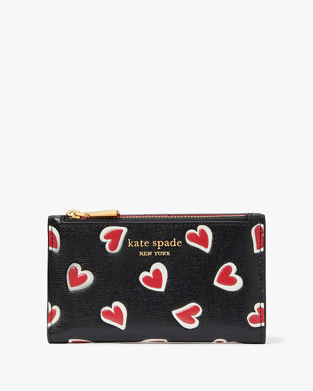 kate spade ハートモチーフ 二つ折り財布 【公式通販】