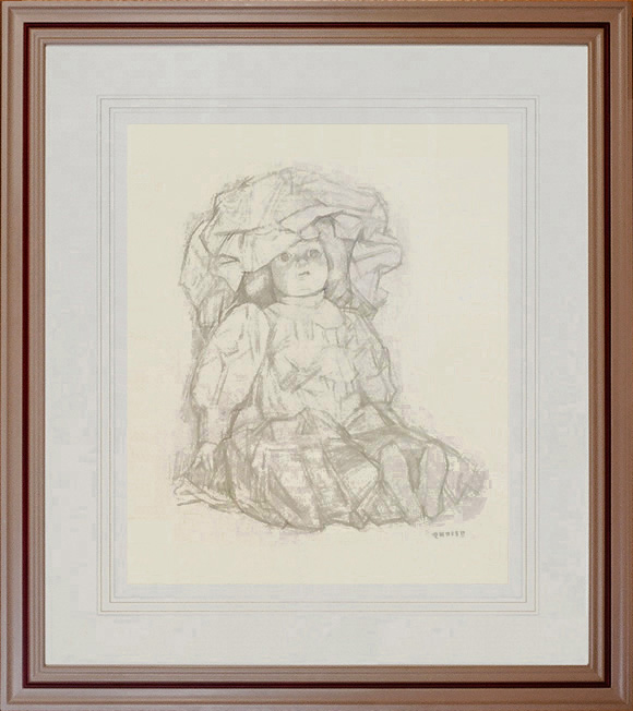 小磯良平 デッサン画 4号大 紙本 鉛筆 1974年制作 蔵出 - メルカリ