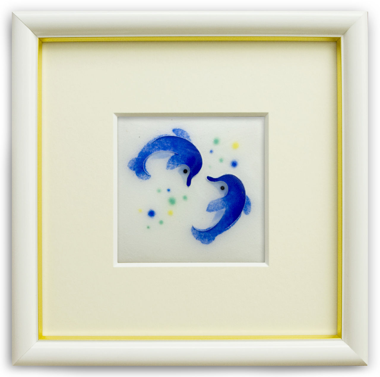 イルカポスター 額イルカ 額入り : ラッセン ブルーミング