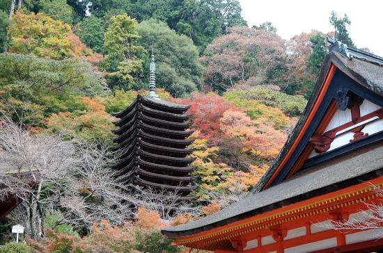 談山神社（たんざんじんじゃ）摩尼輪塔と石燈籠