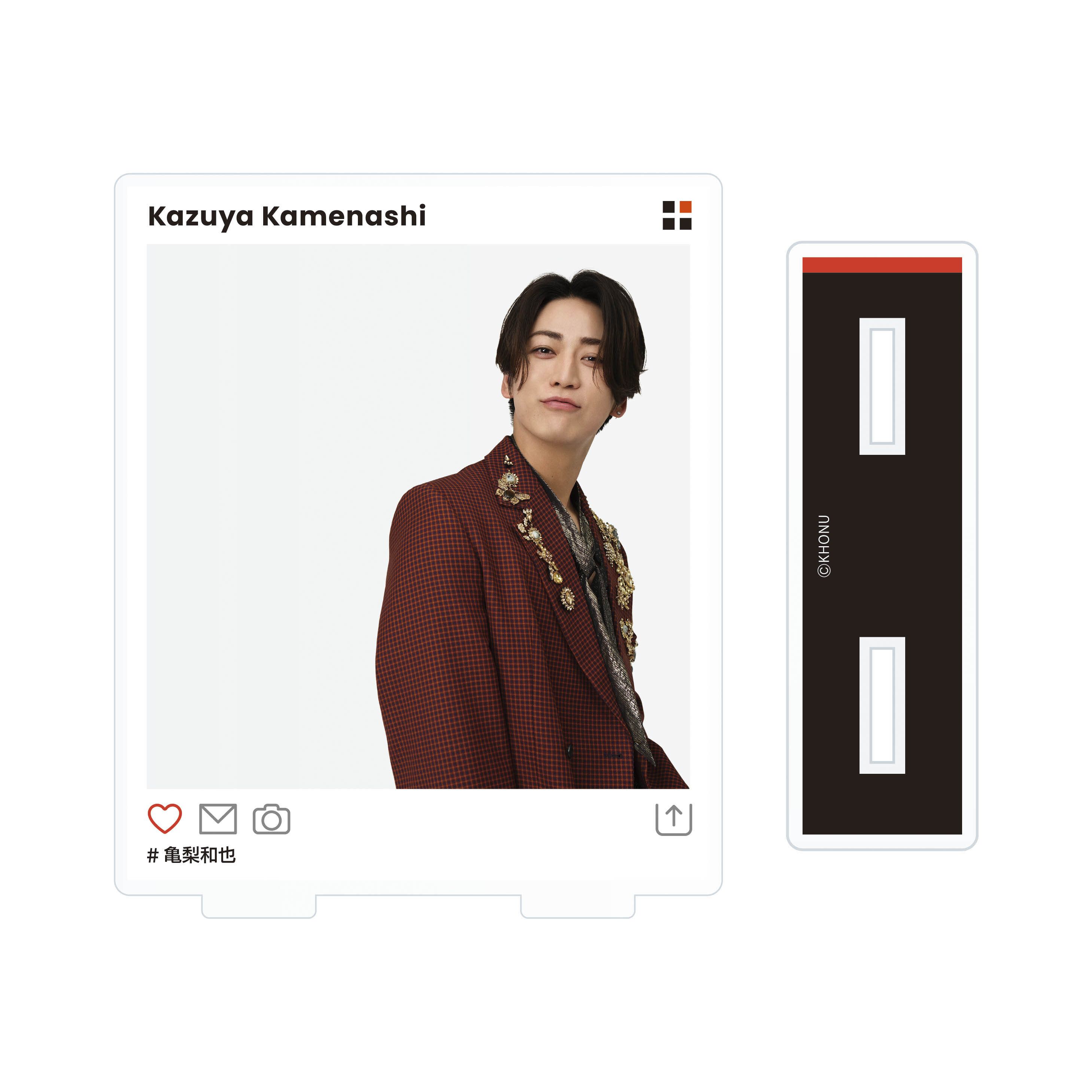亀梨和也 First Collection アクリルスタンド 黒 亀梨和也 First