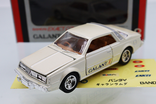 ミニカーショップ ケンボックス バンダイ☆8☆三菱ギャランラムダ