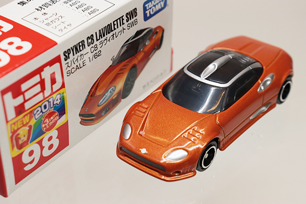 ミニカーショップ ケンボックス トミカ 赤箱☆98☆スパイカーC8 ラヴィ