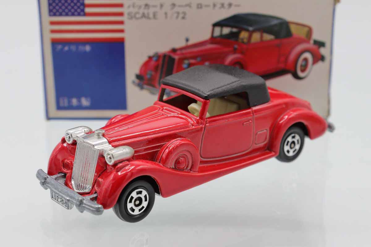 ミニカーショップ ケンボックス トミカ 青箱☆F52☆パッカードクーペ