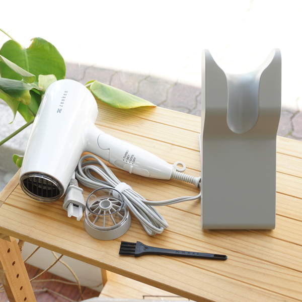 電磁波低減ヘアケアドライヤーZD-750W(ホワイト)【ゼンケン】【直送