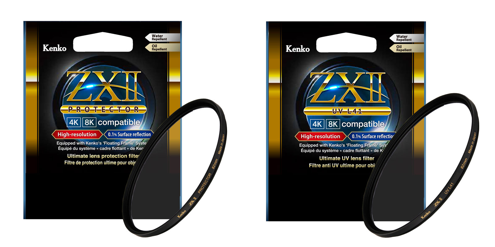 Kenko Global - New release of Kenko ZXII PROTECTOR and ZXII UV L41