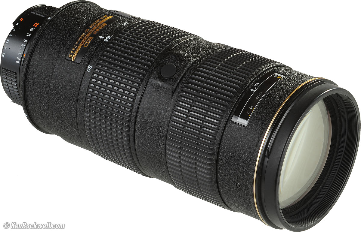 □ ニコン Nikon ED AF NIKKOR 80-200mm 1:2.8 D ジャンク品 □