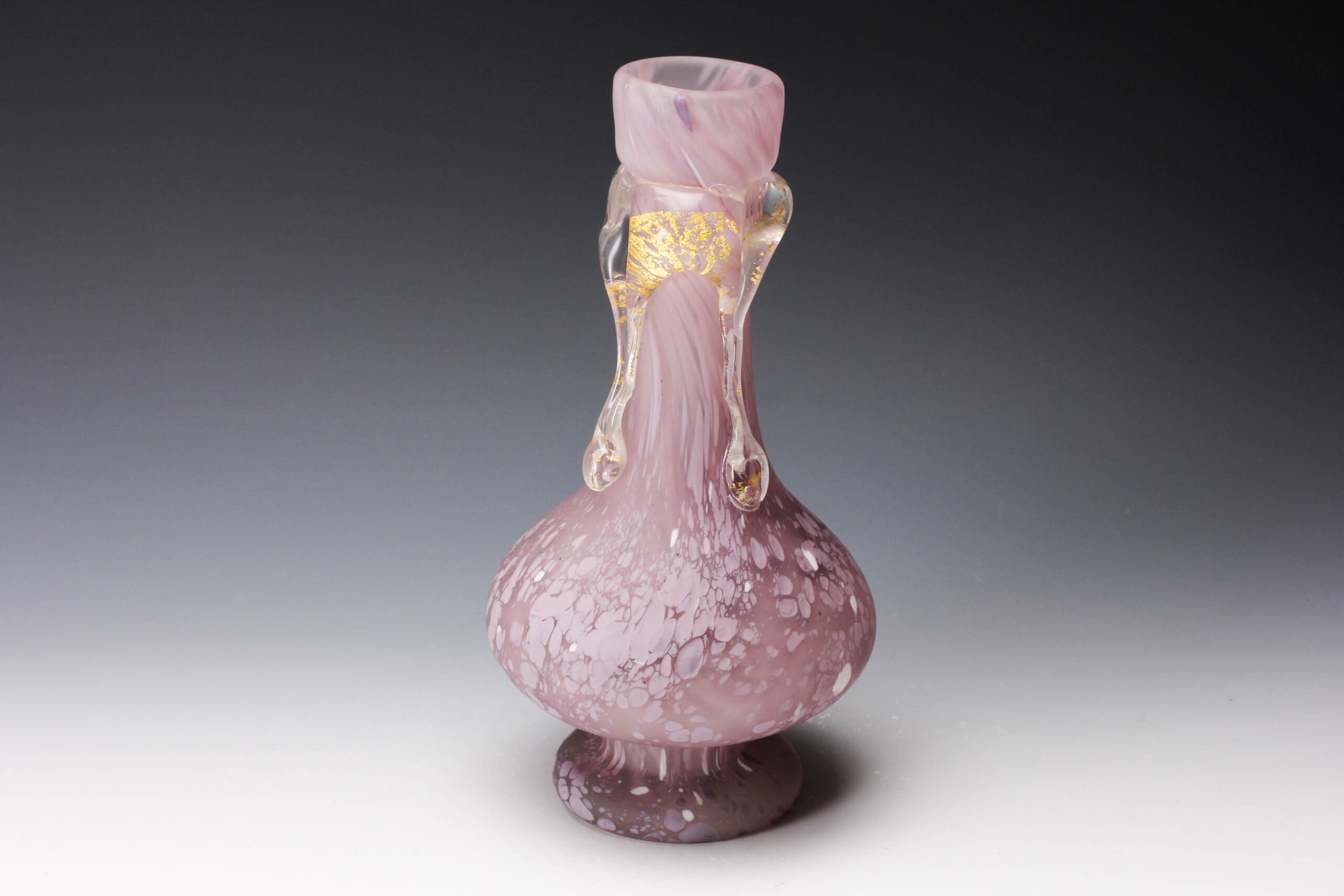 藤田喬平 ガラス花瓶 藤田喬平 作『ヴェニス花瓶』 ｜骨董品買取 緑和堂