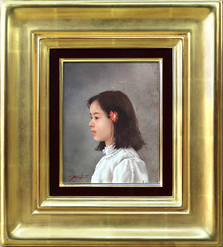 福田建之 椿花 8号 絵画、油彩 福田建之 椿花 8号