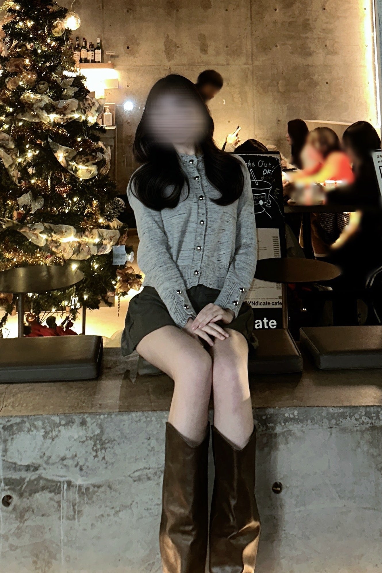 ミックスビジューカーディガン KR13809