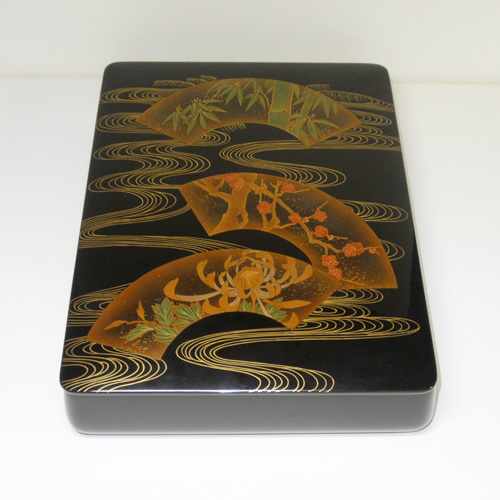 輪島塗 漆器 文箱 金色葉模様 輪島塗 漆器 文箱 金色葉模様 Amazon.co.