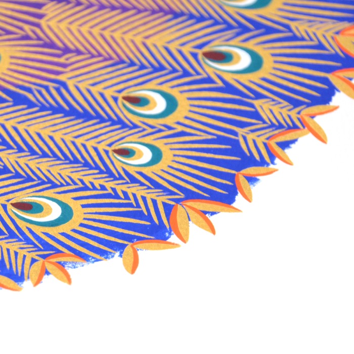 シルクスクリーン スペンス「鳥の綱渡り」 シルクスクリーン スペンス