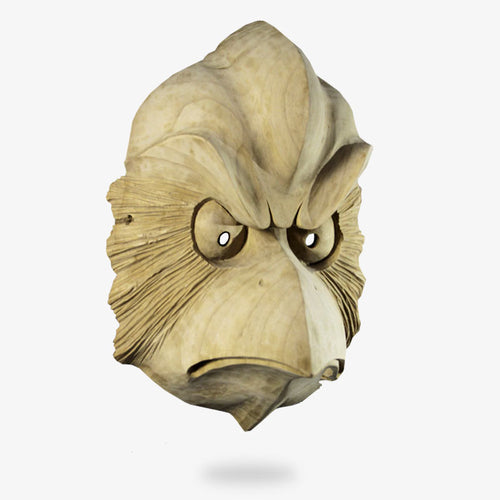 Wooden Noh Mask 木製能面 Wooden Noh Mask 木製能面 Wooden Noh Mask