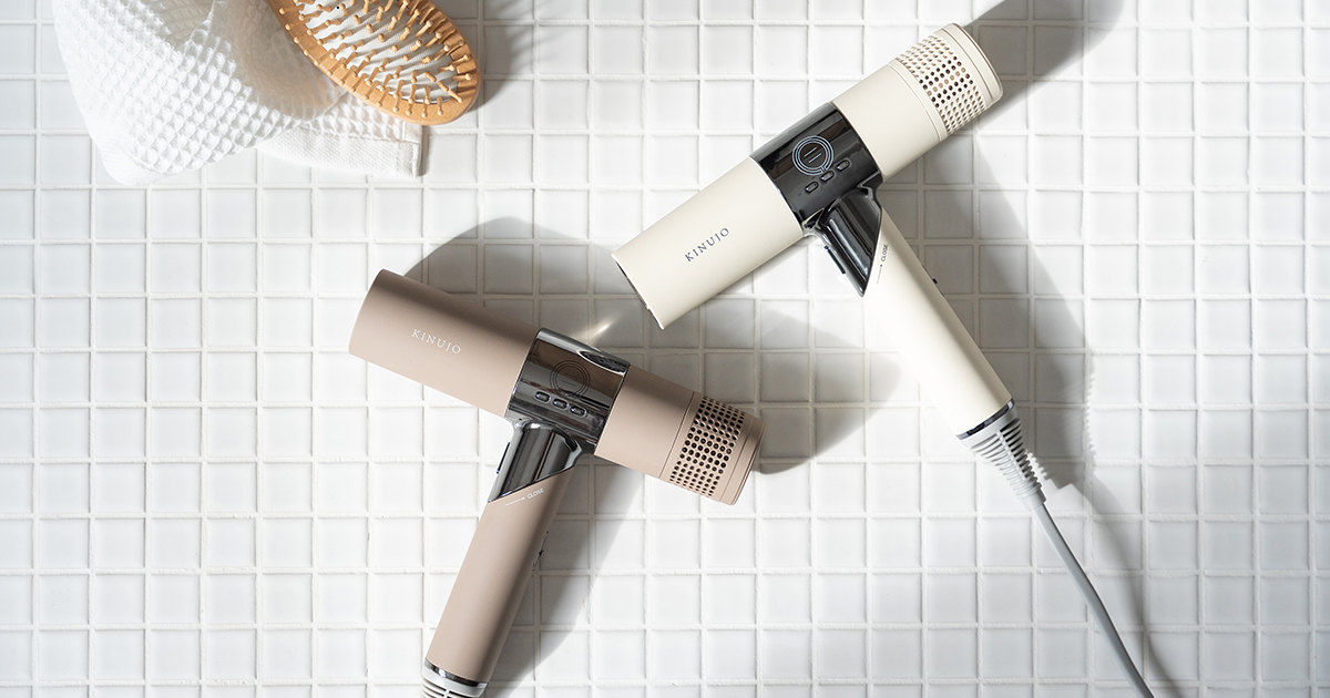 KINUJO Hair Dryer｜超軽量＆速乾ドライヤー。KINUJOヘアドライヤーの