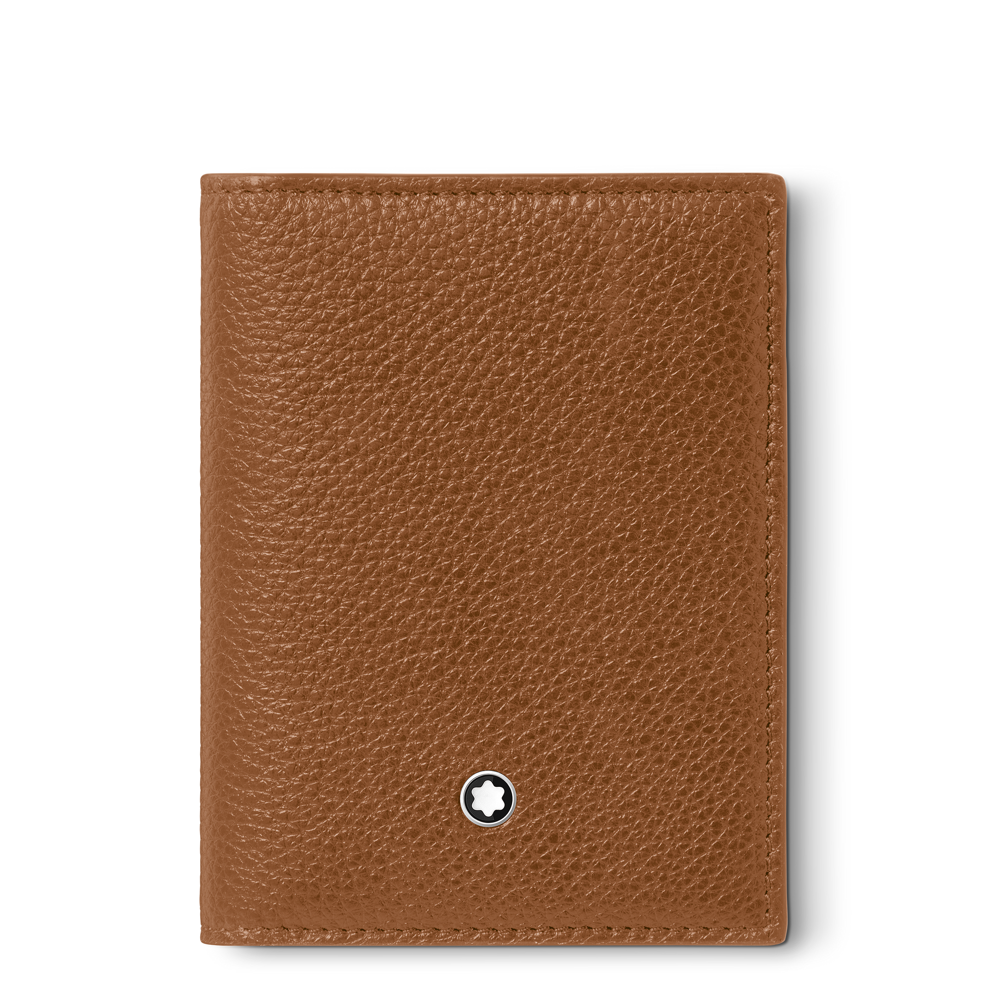 Montblanc Soft Grain Card Holder 4CC Caramel | King Jewelers