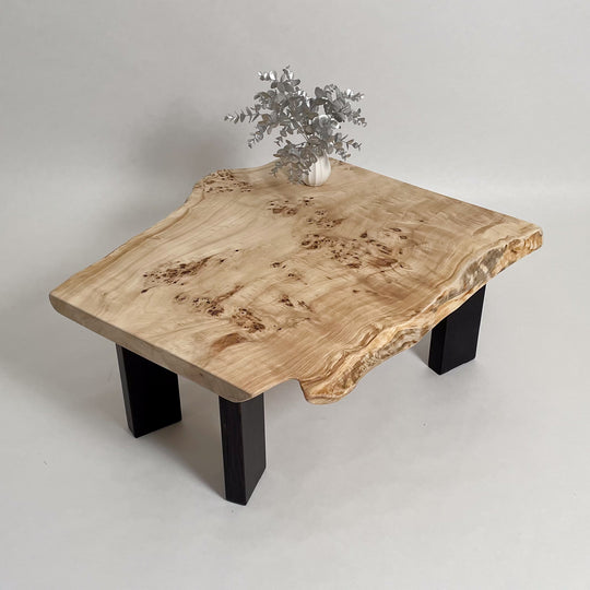 銘木自然木花台作家物／一枚板 テーブル