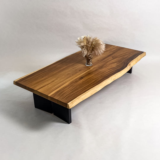 一枚板テーブル ウォールナット ベンチ ローテーブル カフェ 民泊 別荘