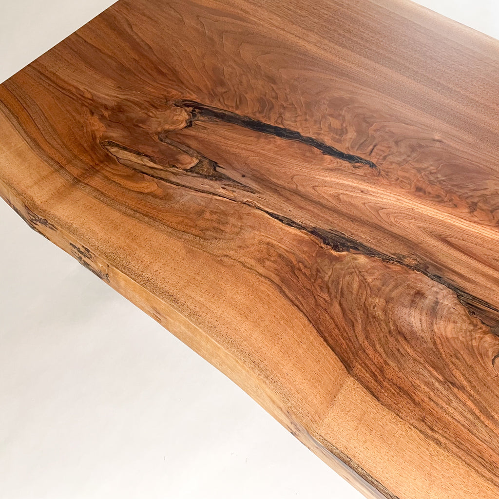 KIDOMEIMOKU ウォールナット一枚板ダイニングテーブル｜215cm(6人掛け