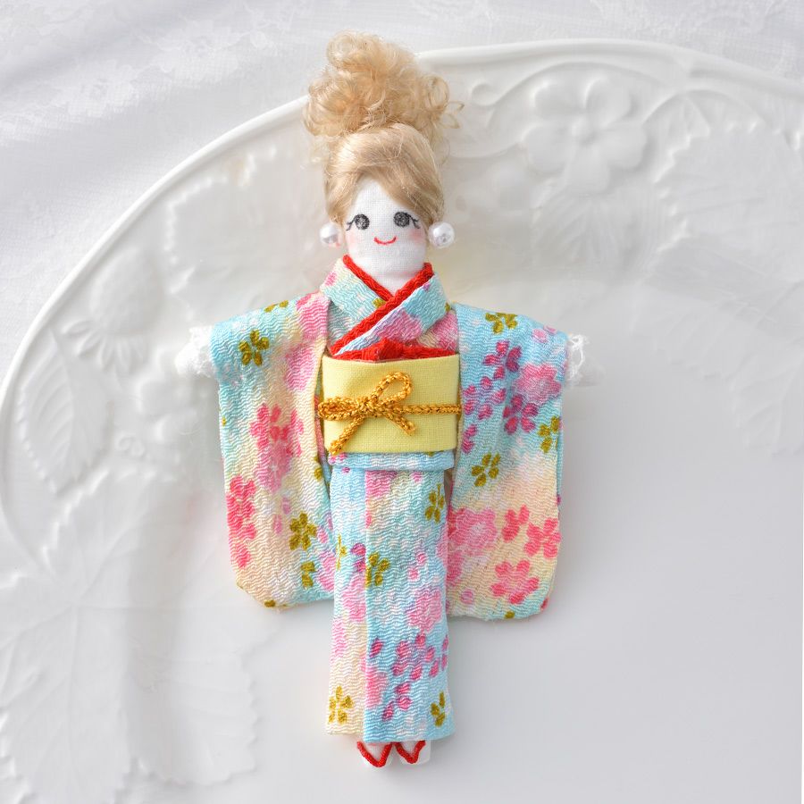 花柄着物セット ドール用