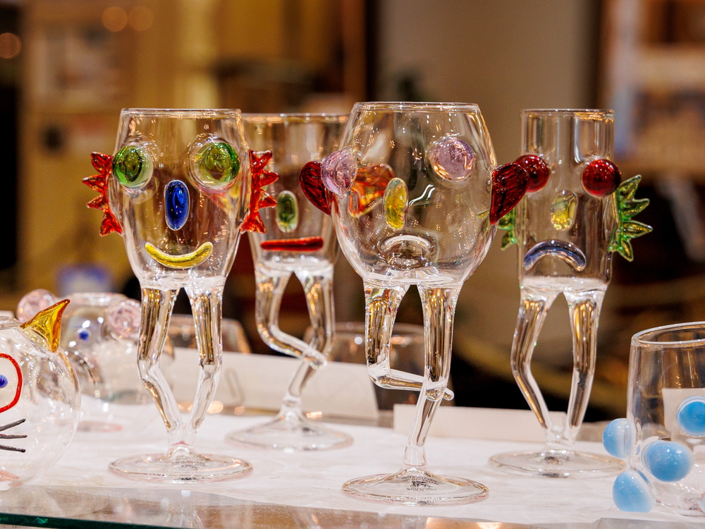 ヴェネチアングラス ペア ベネチアングラス ペアグラス 箱説明書付き