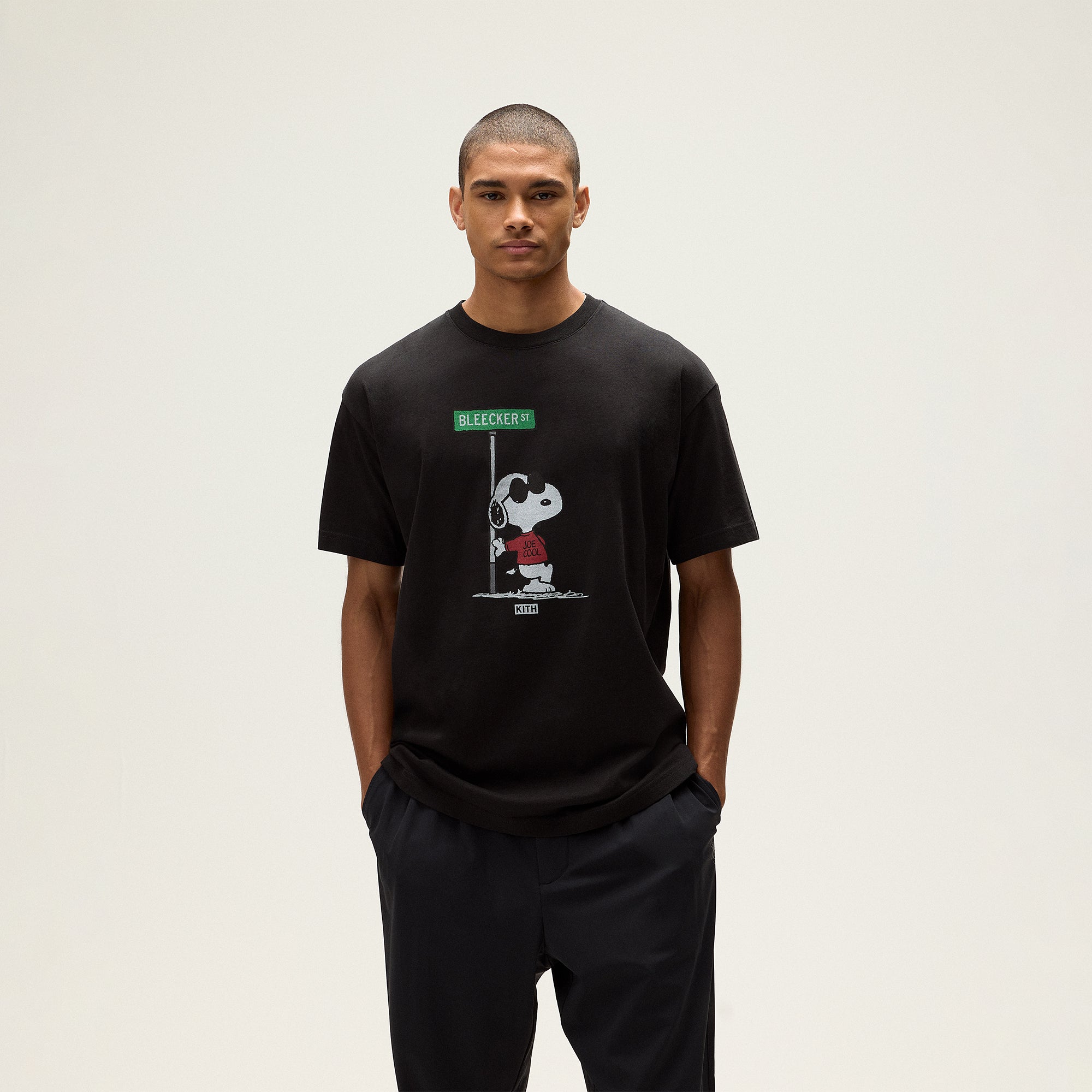 スヌーピー ジョークール Tシャツ M ブラック KITH Kith for Peanuts