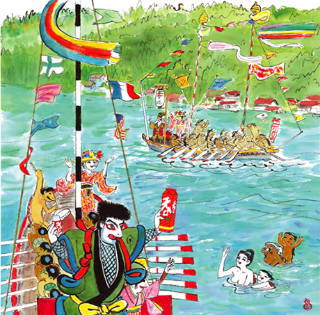 昭和のCMで有名 日本酒の黄桜 かっぱの絵 晋山窯ヤマツ