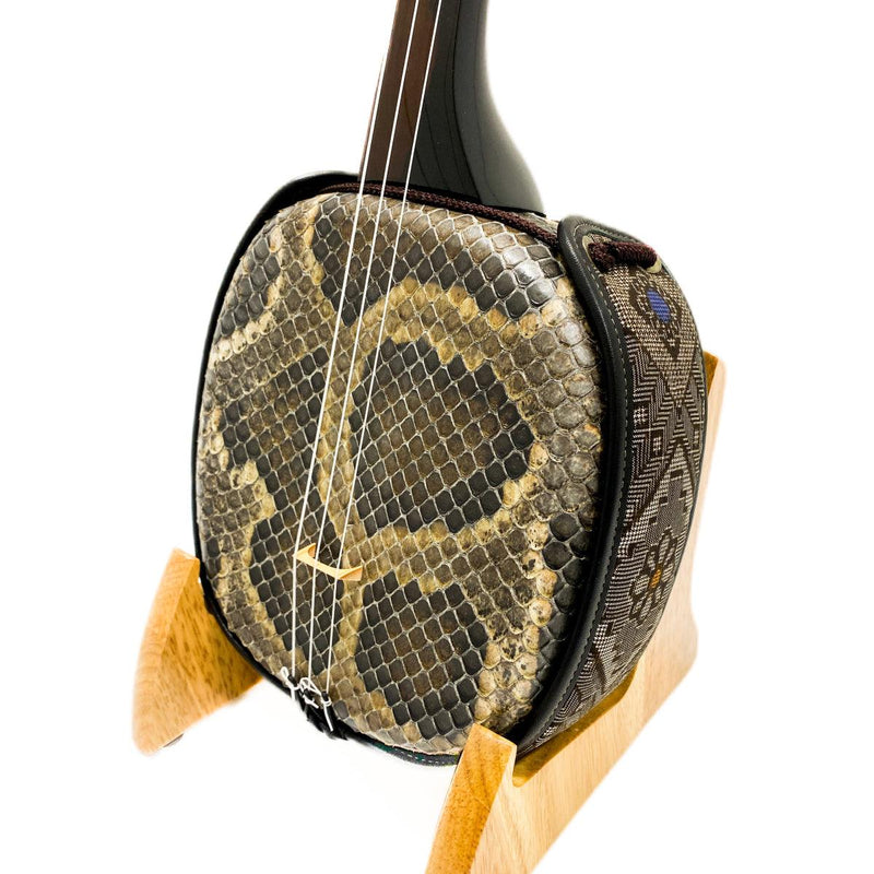 ゴーヤー 三線 八重山黒木 盛嶋開鐘タイプ ゴーヤー 三線 八重山黒木