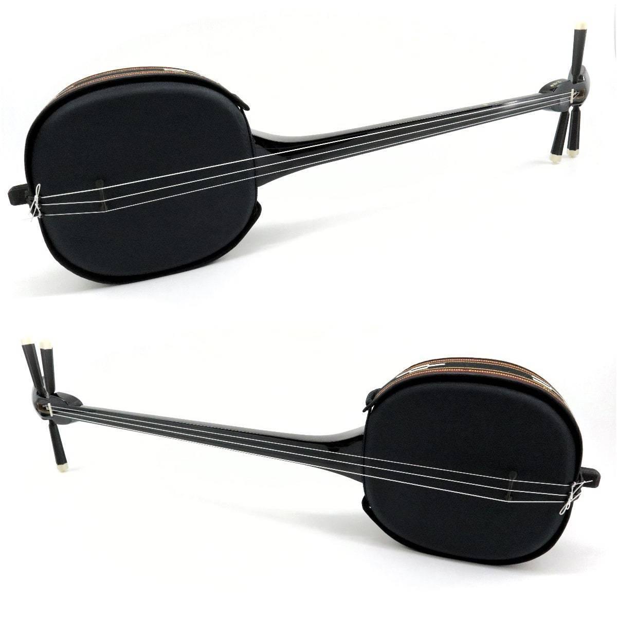 沖縄三線 真壁型 蛇皮 本皮 ニシキヘビ 紫檀 カラクイ 黒檀 和楽器