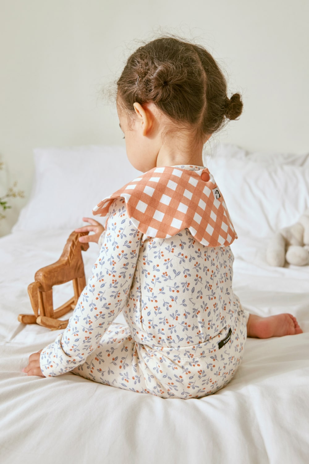 na konny リブパジャマ 4-5y（110） ソフトモダール リブパジャマ