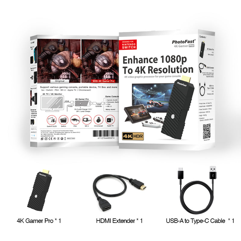 PhotoFast 4K Gamer＋ 4Kアップコンバーター ジー・ワーカー(G.WORKER