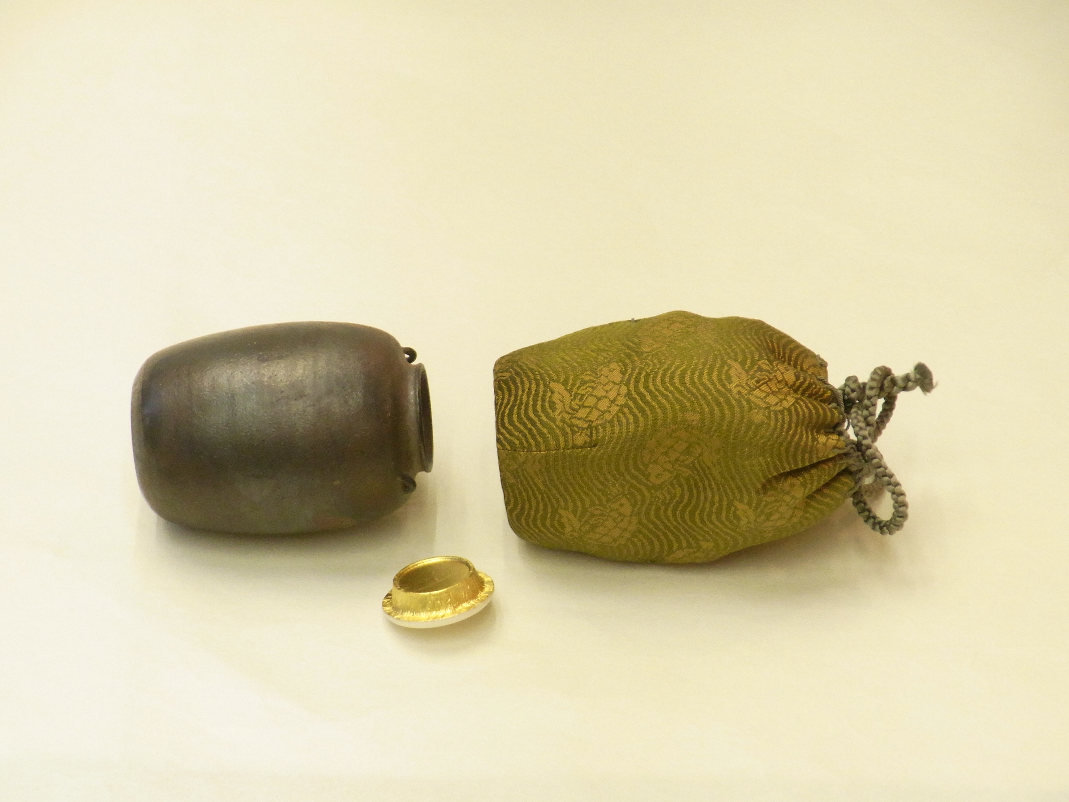 茶道具 丹波焼 らっきょ形 花入 市野克明（信水）新品未使用 2025年