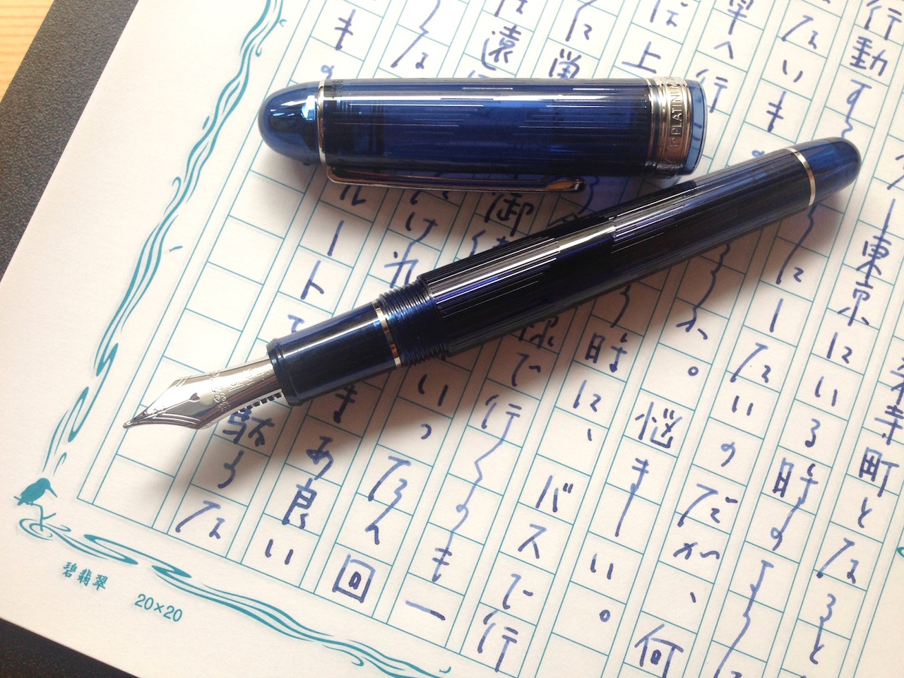 PLATINUM 3776 CENTURY 万年筆 ネイビー センチュリー プラチナ万年筆