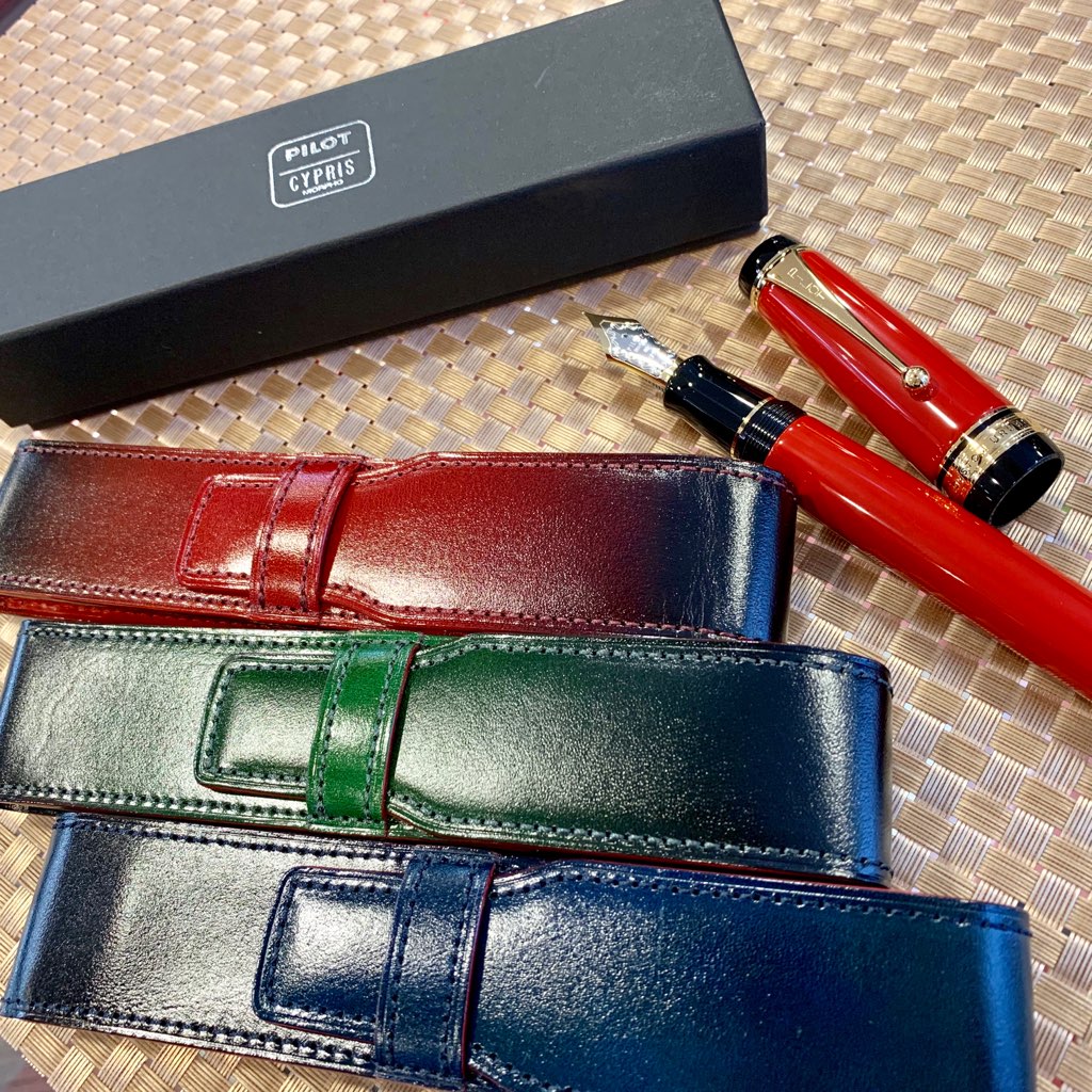 美品 非売品 1930年◇パイロット 店頭用 緑・赤・青コップ型3段