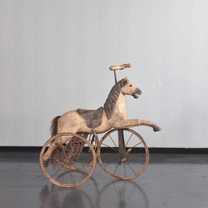 馬の三輪車ディスプレイ .OH-330E – 神戸アンティークウェアハウス