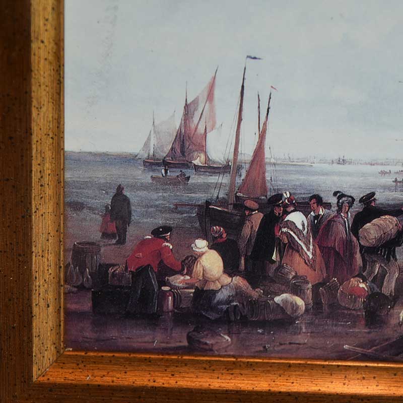英国入荷 船の絵画 ※額付き – 神戸アンティークウェアハウス