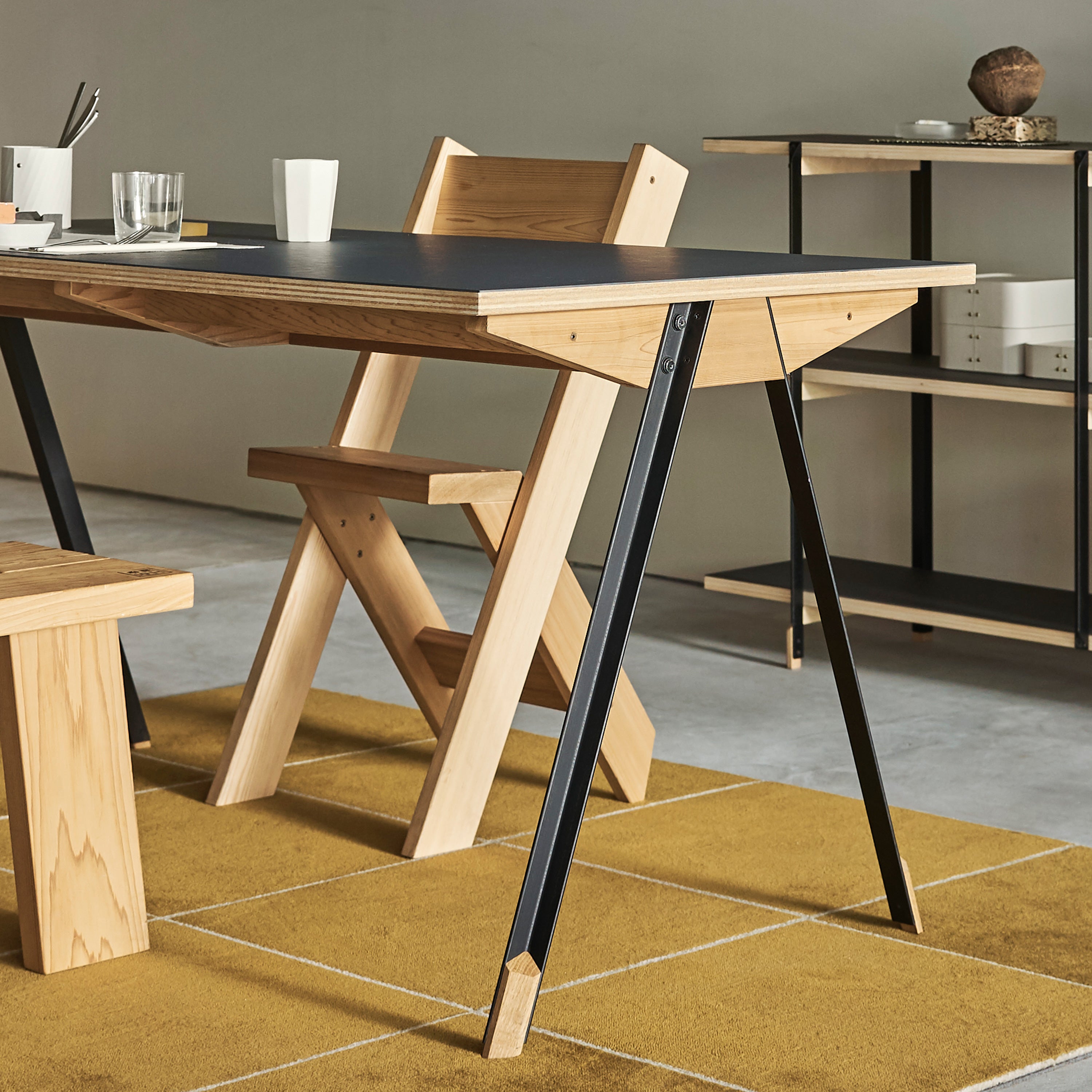 石巻工房 KOBO ST-DESK シンプルモダン木製デスク KOBO ST-DESK | 石巻