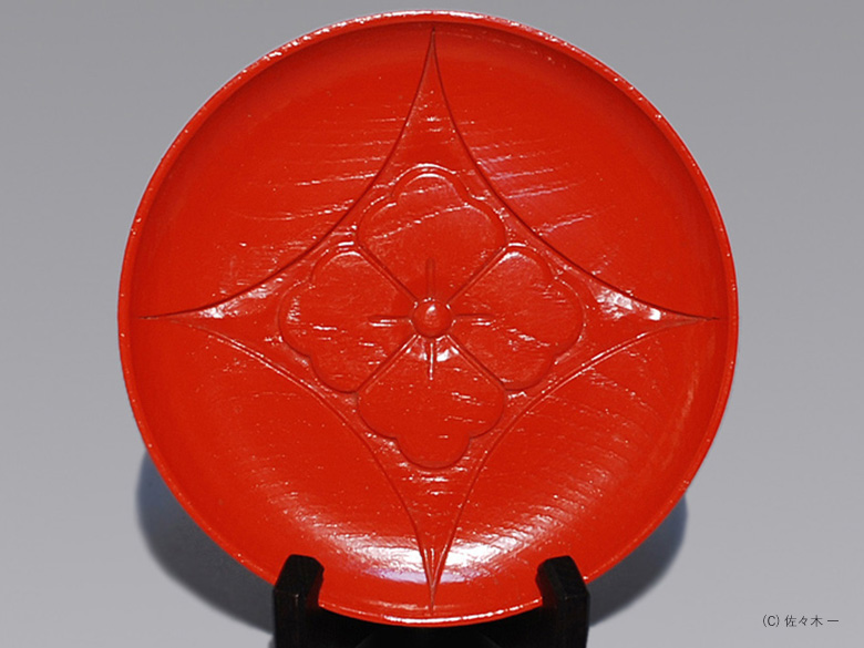 小堀遠州流 茶道 –松籟会– ｜ 遠州ごのみ 「七宝文 丸盆」