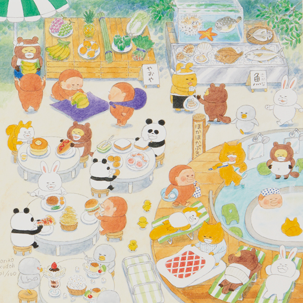 ノラネコぐんだん 複製原画 パンこうじょう