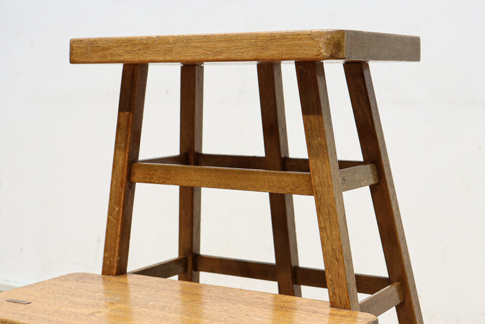 やぐら組みが見事な木地色の庄内踏み台 DC7852 – 古福庵 [ KOFUKUAN