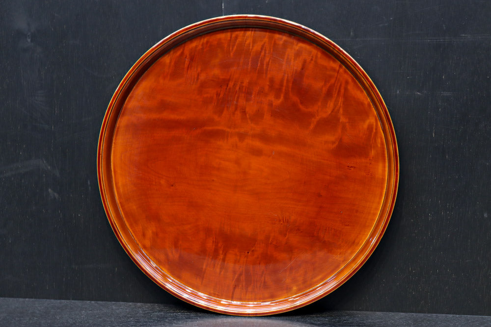 特大サイズ！！ 艶みある色彩に味わいある丸盆 DC7096 – 古福庵