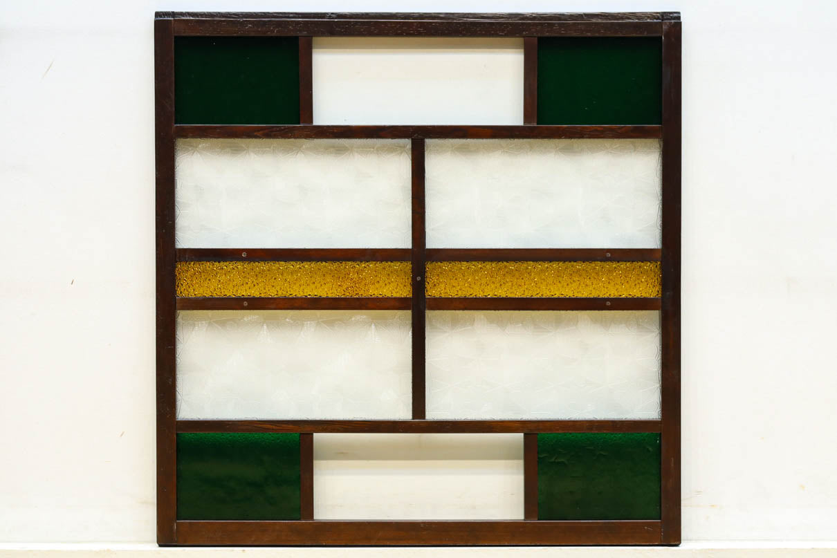 大正浪漫‼︎ 空間を華やかに彩る大型ガラス窓 EZ2758 在庫2枚 – 古福庵