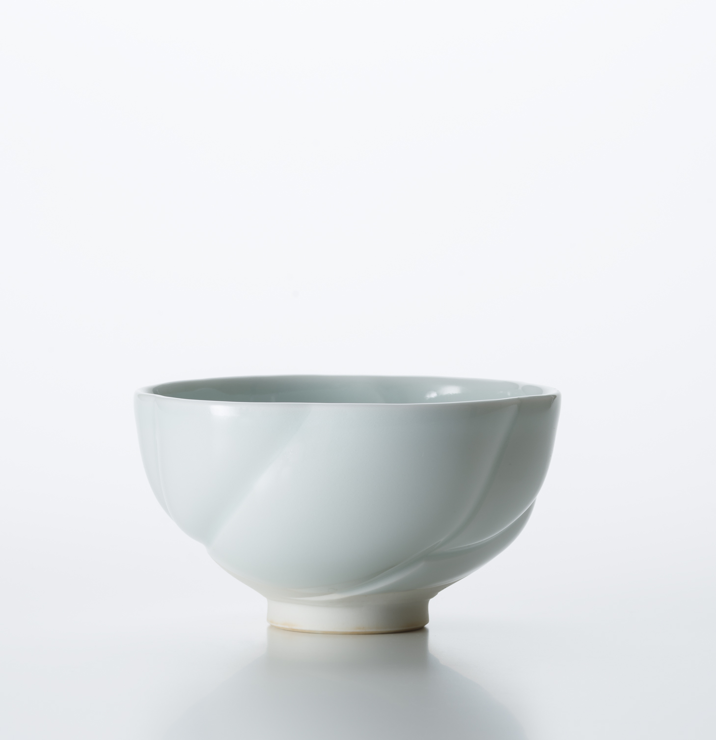 青白磁刻文銘々皿 ピーターハーモン 丹波篠山 5枚 アメリカ出身 青白磁