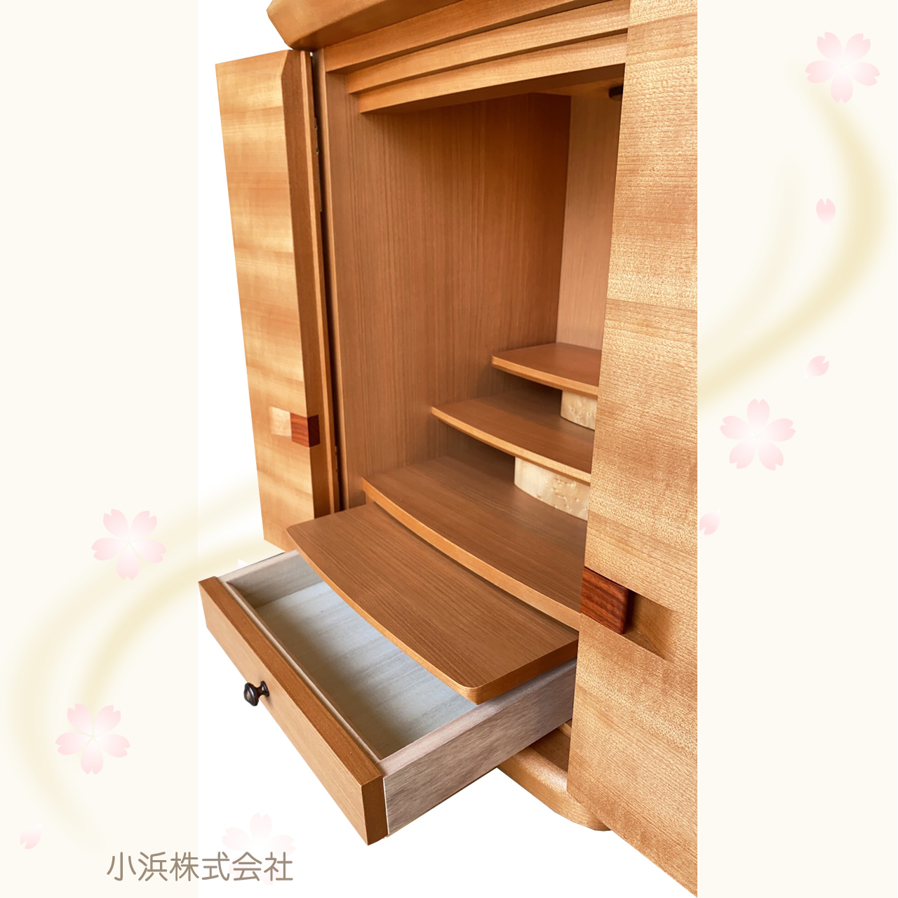 モダン ミニ仏壇18号 クレア （桜） 国産/徳島 | 通販商品 | 徳島