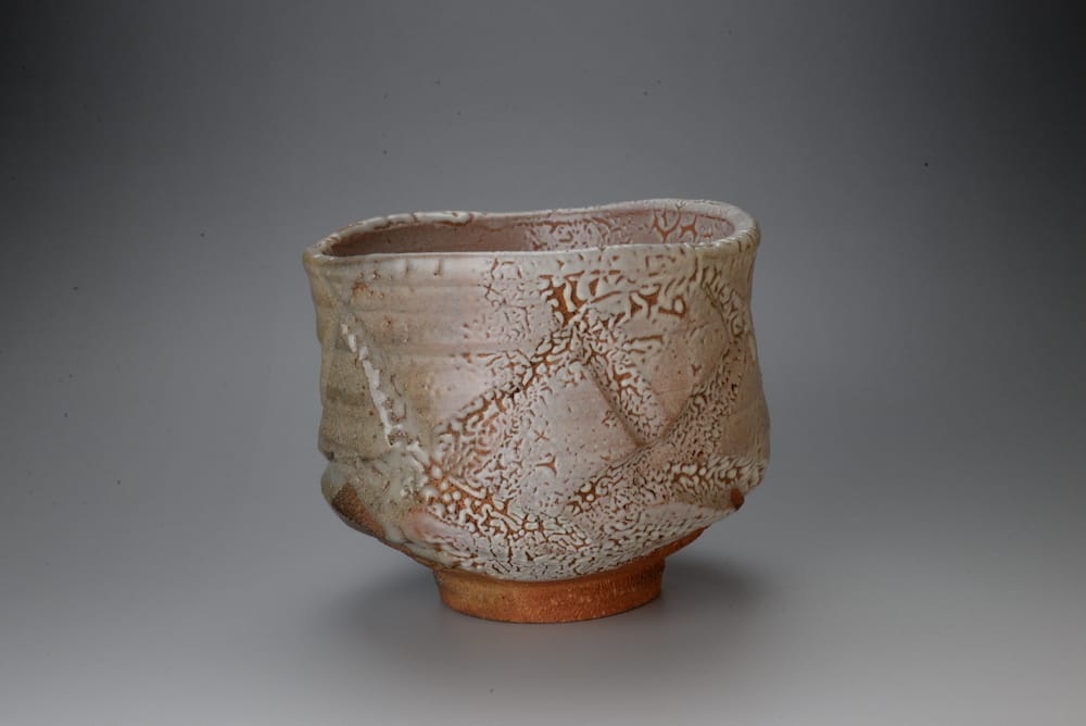 彫唐津茶碗 - 唐津焼 曹源窯 小島直喜